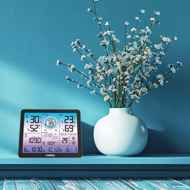 Meteoroloģiskā stacija + vēja un nokrišņu mērītājs Elektronika un sadzīves tehnika METEO
