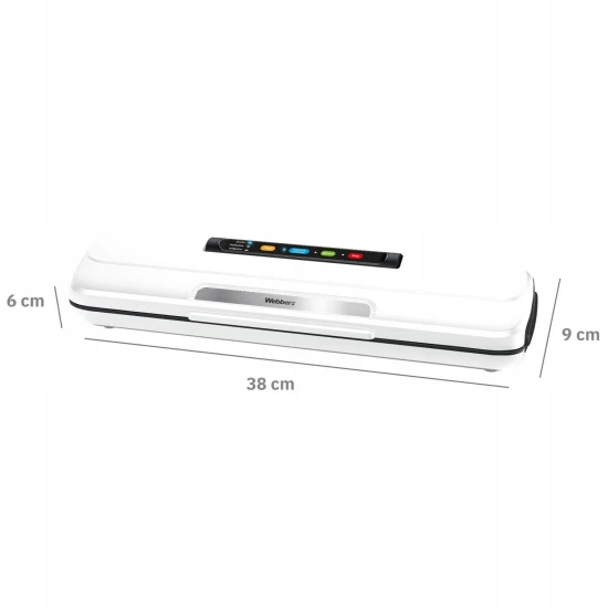 Balta vakuuma iepakošanas iekārta, 110 W Elektronika un sadzīves tehnika WEBBER