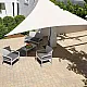 Brūngans, ūdensizturīgs saules tents 3×3×3 m MultiGarden