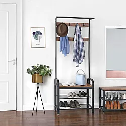 Pakaramais, drēbju pakaramais, koka kurpju plaukts, LOFT