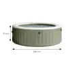 Piepūšamais spa baseins ar hidromasāžu 6 personām 216 x 71 cm INTEX 28428NP