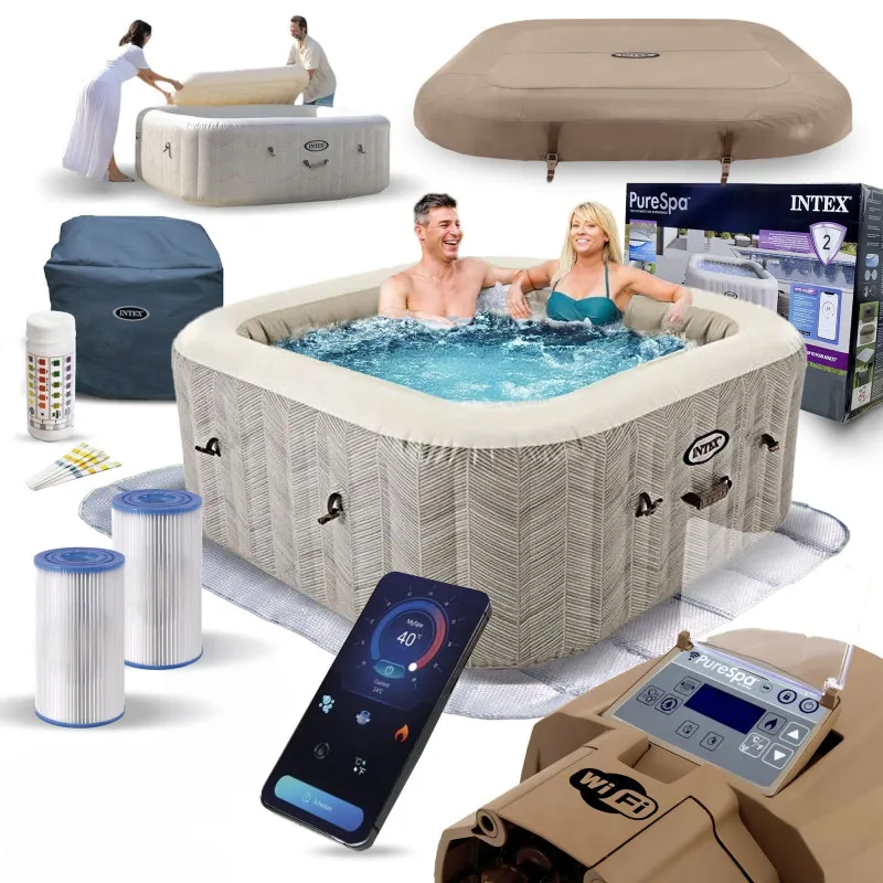 Piepūšamais SPA baseins ar hidromasāžu 175 x 71 cm INTEX 28446