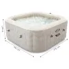 Piepūšamais SPA baseins ar hidromasāžu 175 x 71 cm INTEX 28446
