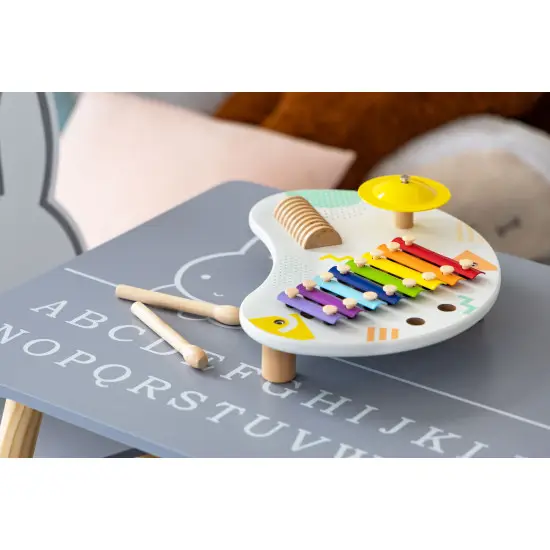 Galds ar mūzikas instrumentiem: cimboles +18 gadi Mūzikas instrumentai ECOTOYS
