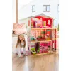 Malibu koka leļļu māja Leļļu un spēļu komplekti ECOTOYS