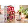 Malibu koka leļļu māja Leļļu un spēļu komplekti ECOTOYS