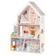 Koka leļļu māja Pudrowa Leļļu un spēļu komplekti ECOTOYS