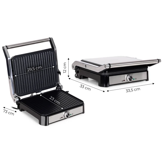 Elektriskais grils ar grilu 2000 W, KADEN Elektronika un sadzīves tehnika KADEN