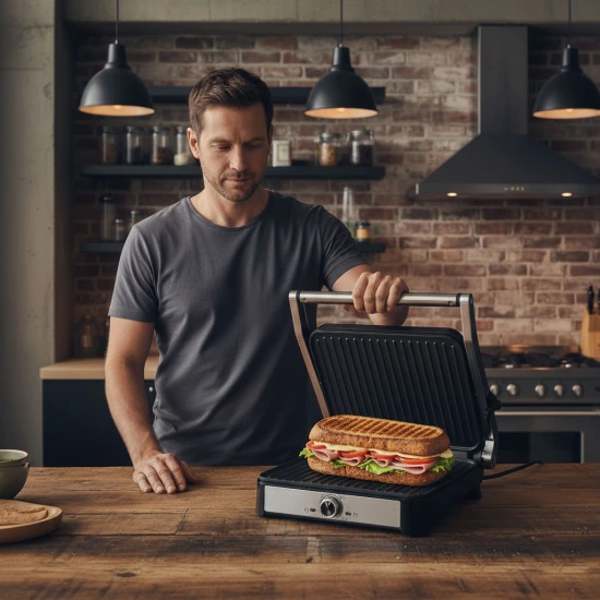 Elektriskais grils ar grilu 2000 W, KADEN Elektronika un sadzīves tehnika KADEN