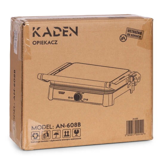 Elektriskais grils ar grilu 2000 W, KADEN Elektronika un sadzīves tehnika KADEN