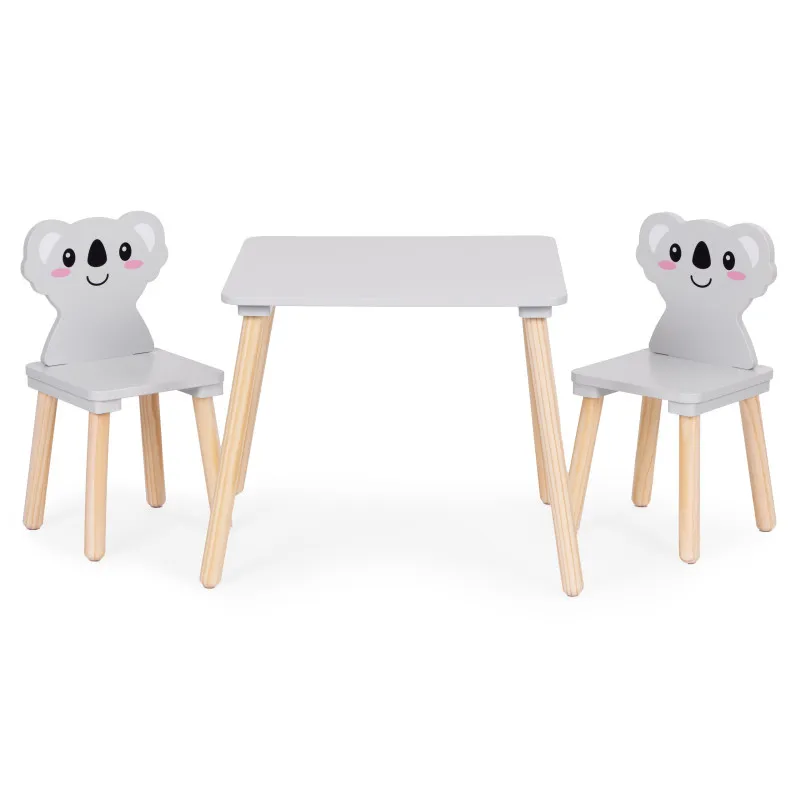 Bērnu mēbeļu komplekts: galds + 2 krēsli „Koala“ Bērnu mēbeles ECOTOYS