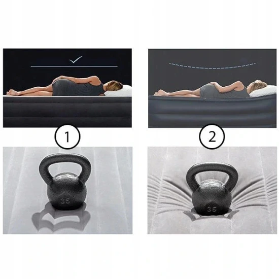 Piepūšama divvietīga matrace 203 x 152 cm INTEX 64109 Gaisa matrači INTEX