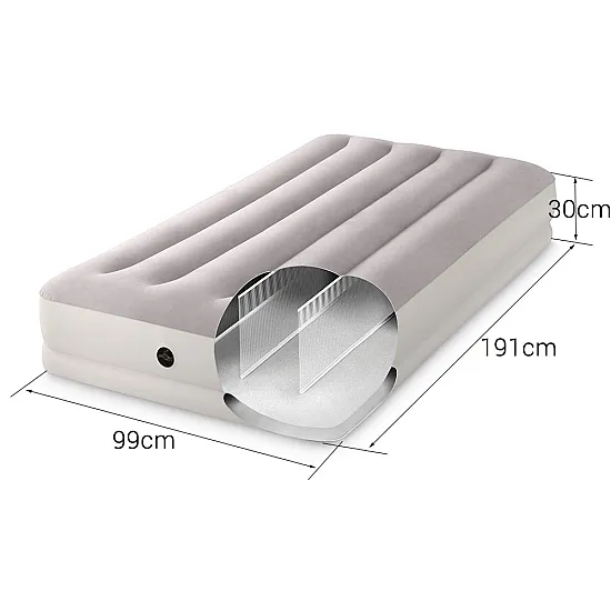 Nadmuchiwany materac sypialny 191 x 99 x 30 cm INTEX 64177