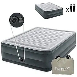 Piepūšama divvietīga matrace ar automātisko sūkni INTEX 64418ND