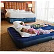 Inflatable Double Mattress, 203x152 cm, with Pillows, Velour, INTEX 64765