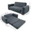 Piepūšama pelēka 2-in-1 dīvāna-gulta INTEX 66552NP