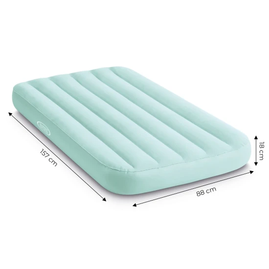 Inflatable Children's Sleeping Mattress 157x88x18 cm Blue INTEX 66803 Gaisa matrači INTEX
