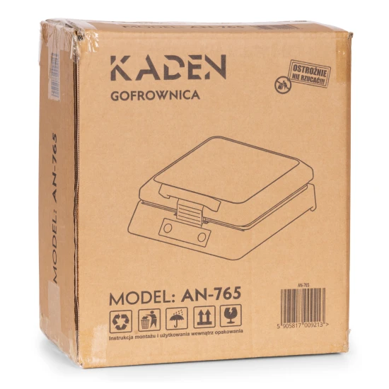 Vafeļu panna 1080-1300 W, KADEN Elektronika un sadzīves tehnika KADEN