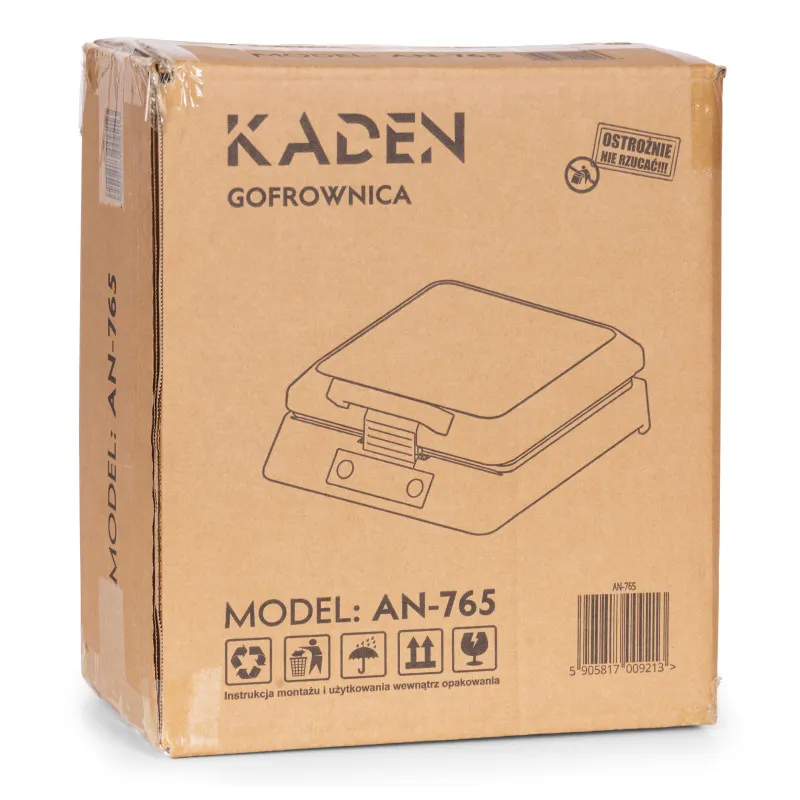 Vafeļu panna 1080-1300 W, KADEN Elektronika un sadzīves tehnika KADEN