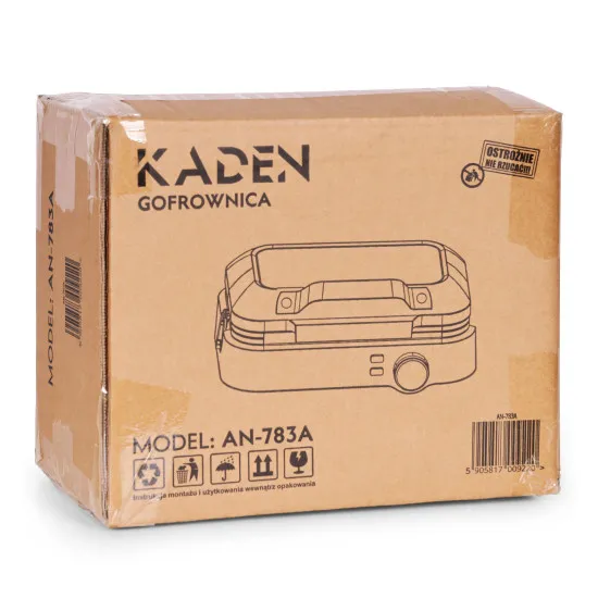 Vafeļu panna 1200 W, KADEN Elektronika un sadzīves tehnika KADEN