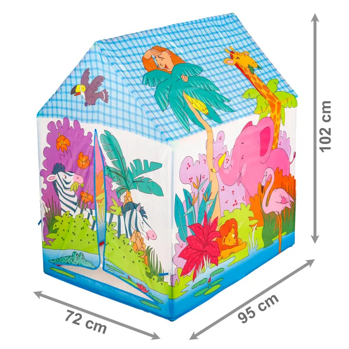 Bērnu rotaļu telts „Zoo House“ Bērnu teltis IPLAY