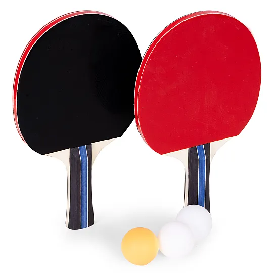 Table Tennis Set 2 Ping-Pong Paddles + 3 Balls