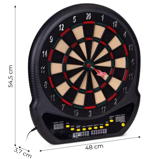 Elektroniskais šautriņu dēlis ar LCD displeju, 48 cm