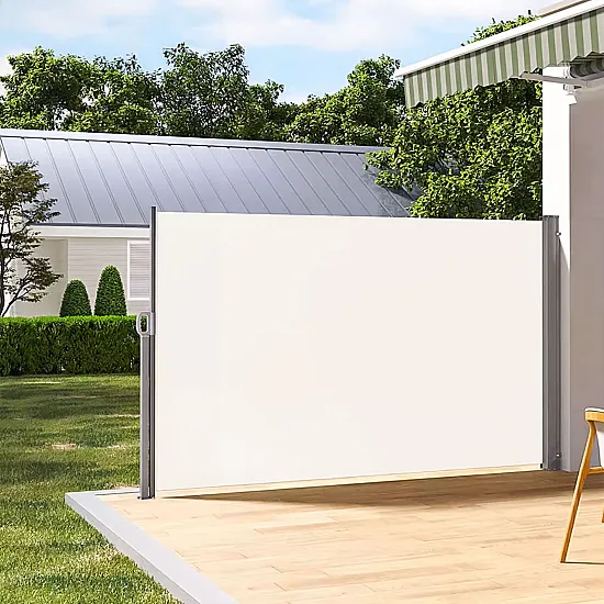 Salokāms brūns terases ekrāns 300x180 cm MultiGarden