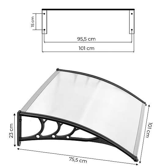 Ieejas durvju nojume 100x80 cm MultiGarden