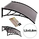 Entrance Door Canopy 150x80 cm MultiGarden