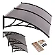 Double Entrance Door Canopy, 200x100 cm, MultiGarden