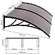 Double Entrance Door Canopy, 200x100 cm, MultiGarden