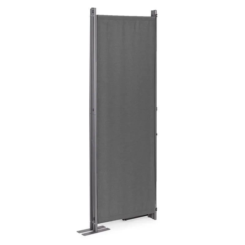 Salokāms pelēks 4 sekciju dārza un istabas dalītājs 167 x 216 cm MultiGarden