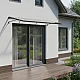 Įėjimo durų stogelis 140x90 cm su UV apsauga MultiGarden