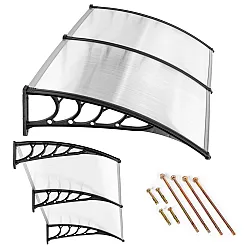 Double-curved entrance door canopy, 200x100 cm, MultiGarden