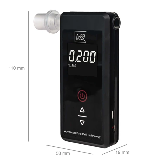 Alcotester AX7 ar PLATINA - 5000 mērījumu bez kalibrēšanas Elektronika un sadzīves tehnika METEO