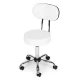Kosmetologa balts regulējams krēsls Krēsli un krēsli ModernHome