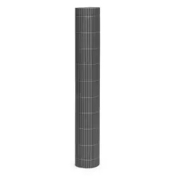 Divpusējs tumši pelēks bambusa paklājs balkonam/terasei 100 x 500 cm MultiGarden