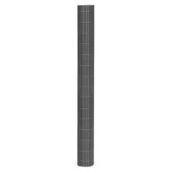 Divpusējs tumši pelēks bambusa paklājs balkonam/terasei 150 x 300 cm MultiGarden