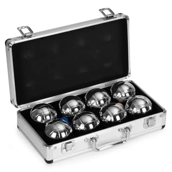 Boules Game Set Petanque 8 Balls + Case and Accessories