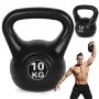Melna 10 kg kettlebell svara bumbas treniņiem ModernHome