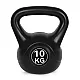 Melna 10 kg kettlebell svara bumbas treniņiem ModernHome