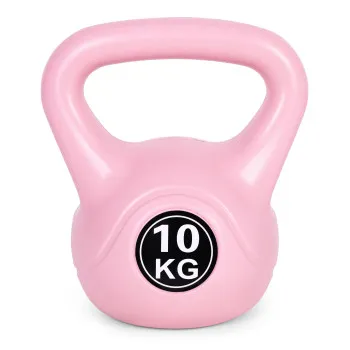 Rozā 10 kg kettlebell svars treniņiem ModernHome