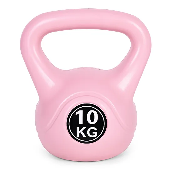 Rozā 10 kg kettlebell svars treniņiem ModernHome