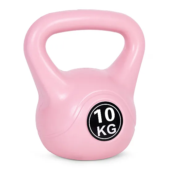 Rozā 10 kg kettlebell svars treniņiem ModernHome
