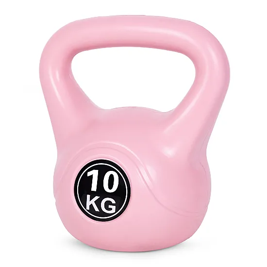 Rozā 10 kg kettlebell svars treniņiem ModernHome