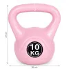 Rozā 10 kg kettlebell svars treniņiem ModernHome