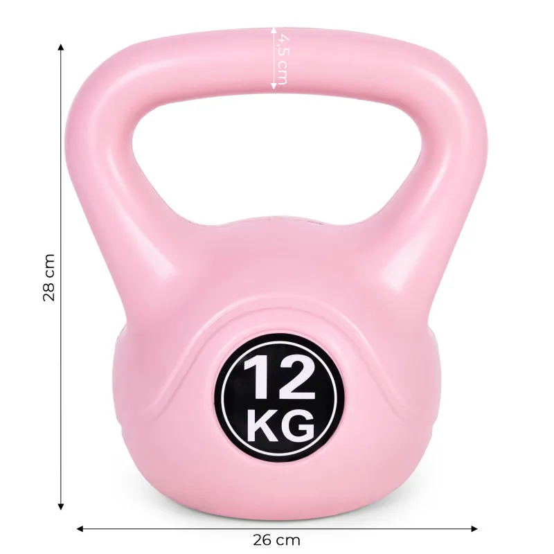 12 kg rozā svars treniņiem ModernHome