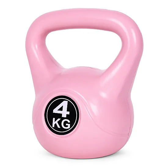 4 kg rozā trenažieru svars/kettlebell ModernHome
