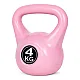 4 kg rozā trenažieru svars/kettlebell ModernHome
